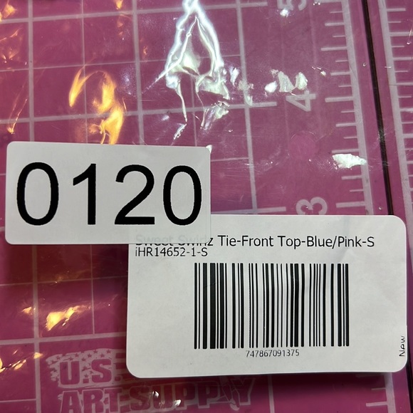 New Mesh Tie Front long sleeve Crop Top - Picture 8 of 8